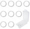 TOAOB 10 Stück 925 Sterling Silver Jump Ringe Spaltringe Silber 4mm Kettenringe Biegeringe mit Ring Öffner für Halsketten Armband DIY Schmuckherstellung