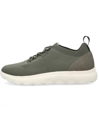 Geox Herren U SPHERICA A Sneaker, DK Military/Black, 44 EU