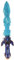 The Fancy Dress® Kids LED Light Up Swords With Sound - Diamond Pixel Axe 3 Colors Sword Toys For Boys Party Favors Gift For Children’s