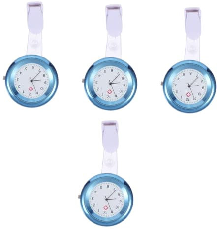 SAFIGLE 4 Stück Schwesterntisch Krankenschwestergeschenke für Männer Schlüsselanhänger pro Watch Medical Watch Herrenuhr Damenuhren Krankenschwester Uhr hängende Schwesternuhr tragbar Fall