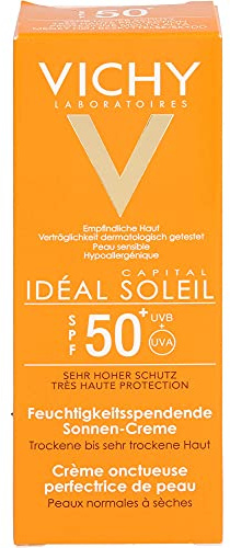 VICHY Idéal Soleil Feuchtigkeitsspendende Sonnen-Creme LSF 50+, 50 ml | Creme
