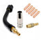 Col de cygne flexible pour chalumeau de soudage MB15 15AK, matériau en laiton avec rotation réglable (1,2 mm)