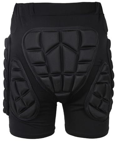 Hüftschutz – Gepolsterte Shorts für Herren, Bequeme Hüftpolster für Männer und Frauen | Hüft- und Po-Schutz, Crash Pants mit Hüft- und Steißbeinschutz zum Snowboarden, Skifahren, Skaten