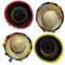 Alasum 4 Stück Partykostüm Fiesta-sombrero-stirnband Mini-sombrero-stirnbänder Lustiger Fiesta-hut Fiesta-hut-stirnband Mini-sombrero-hut Mini-hut Partyhüte Für Kinder Mexiko-hut Bambus