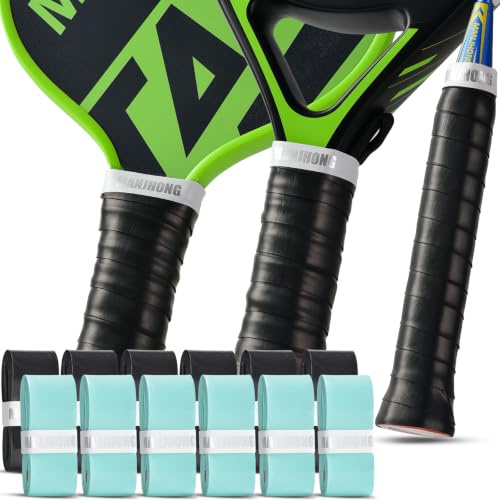MANJHONG Griffband Tennisschläger Padel Overgrip Badminton Squash Schläger | Hervorragende Schweißabsorption, Weiche Oberfläche, Dry Grip, Geeignet für alle Schläger