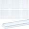 Innconee Polycarbonat-Gewächshausplatten, U-Steckverbinderprofil, U-Profil, U-K, U-Endkappe für Doppelwand-Gewächshausplatten, verhindert Staub, Regen, passend für 6 mm oder 4 mm Paneele, 6 m