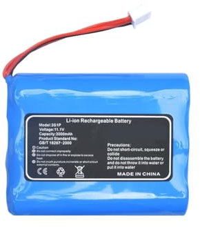 NSWHHV Batterie de Remplacement TF18650-2600-1S3PA, 11,1 V, 3000 mAh, Compatible avec Marshall Stockwell, for Haut-Parleur Bluetooth