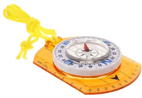 Hemobllo Outdoor Kompass Mit Herausragender Präzision Tragbarer Multifunktionskompass Für Camping Wandern Und Abenteuer Für Navigation Bei Tag Und Nacht Luminiscente Beschichtung Für Einfac