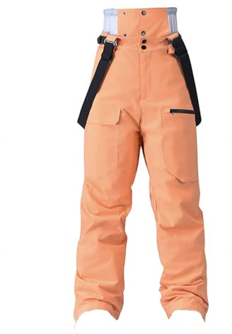 Vhersily 2025 Pantalon de Ski pour Homme - Imperméable, Antivent, Détachable, pour Snowboard, Neige, Pantalon de Plein Air Confortable, Softshell, Équipement de Randonnée pour le Travail, l'Escalade