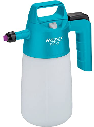 HAZET Pumpsprühflasche (Sprühflasche zur Desinfektion von Flächen und zur Erzeugung von dauerhaftem Schaum, geeignet für Tenside, 0,75 l Nutzinhalt, Viton-Dichtungen) 199-3