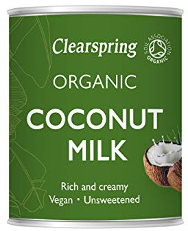 Clearspring Organic Coconut Milk | 6 X 200ml | 45% Coconut | From Sri Lanka | Smooth & Creamy | No Additives | Dairy Free | Ideal for Curries, Soups & Desserts