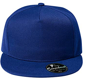 OwnDesigner - Snapback, Cap, Mütze, Kappe Unisex Baseball Cap in verschiedenen Farben, für Erwachsene und Kinder, A4-blau, Einheitsgröße