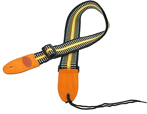 MILISTEN 1 Stk Gitarrengurt Aus Baumwolle Individuelle Gitarrengurte Rustikaler Gitarrengurt Akustikgitarrengurt Gitarren- Gitarrengurt Aus Nylon Schulterriemen Einstellbar