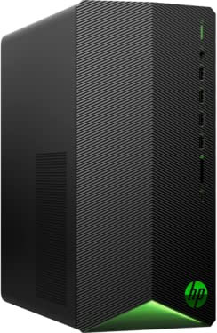 HP Pavilion Gaming TG01-1041na Desktop - AMD Ryzen 5 4600G (6 Cores, 4.2Ghz), GeForce GTX 1650 SUPER 4 GB, 16GB DDR4 RAM, 1TB SSD, Gbit LAN, Wi-Fi 5 & BT 4.2, Free Upgrade to Windows 11 Pro - 4F995EA