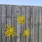 Rpporm 3PCS Bee Wall Decor Set of 3 Bees Wall Art Decorations Garden Ornament Courtyard Lawn Fence Outdoor Decor Living Room Kitchen Bedroom Hanging Decor Housewarming Idea Gift