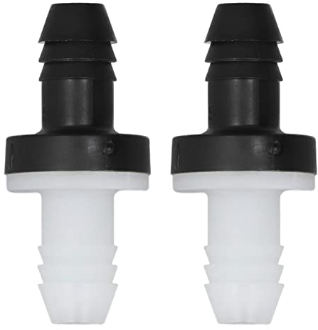 Rückschlagventil, 2 Stück Rückschlagventil 3/8 Zoll 10 Mm Kunststoff 1 Wege Wasser Rückschlagventil Für Luftkompressor Aquarium Pumpe Kraftstoff Gas Flüssigkeit Luft(CDDV6)
