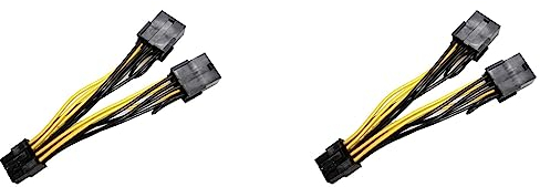 Censous 2 x 8 Pin auf Dual 8 Pin (6 + 2) GPU-Stromversorgung für K80 M40 M60 P40 P100