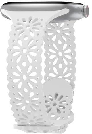 Silikon Kompatibel mit Apple Watch Armband 38mm 40mm 41mm 42mm 44mm 45mm 46mm 49mm, Sport Schlank Ersatzarmband für iWatch Armbänder Ultra 3/2/1 Series 11 10 9 8 7 SE 6 5 4 3 2 1 Damen Herren
