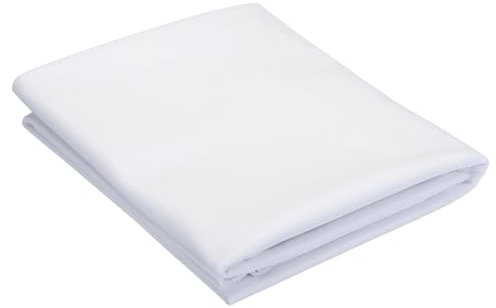 sourcing map White Speaker Mesh Grill Cloth (not cane webbing) Stereo Box Fabric Dustproof Cloth 120cm x 150cm 47 inches x 59 inches