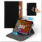 Coque pour iPad Pro 11 Pouces 4ème/3ème/2ème Génération 2022 2021 2020, Housse Cuir Support Rotative 360°et Amovible avec Porte-Crayon & Poche, Flip Etui Veille/Réveil Automatique Noir Brun
