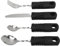RvSky Weighted Silverware Set for Parkinson's Patients and Arthritic Aid, Hand Tremor Spoon, Fork, and Knife Adaptive Utensils, Ergonomic Design for Easy Dining
