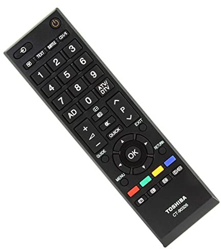 Genuine TV Remote Control Compatible with Toshiba LCD TV s 50L2436D
