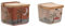 MAGMAHOME saliera e zuccheriera da cucina con coperchio in legno di bambù ribaltabile - saliera da cucina in ceramica - saleiro cozinha Set zuccheriera e saliera cucina (terracotta-rosa)