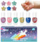 Aieenjor Kids Nail Polish Set, 6 Colors Non-Toxic Peel-Off Children Nail Polish Kit, Rainbow Glitter Set, Quick Dry Water-Based Kids Nail Varnish Set Gifts for Girls Toddlers