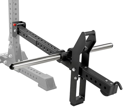 CONBUT Gürtel-Zubehör Belt Squat Attachment Squat Rack Attachment Belt Squat Machine, Compatible with All Power Rack and Fits for 1、0.7、5/8 Holes (No Belt Included)