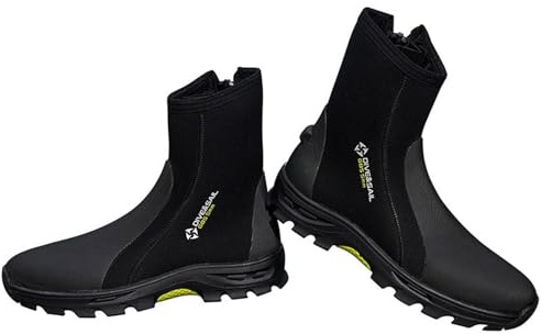 rockible Stivali Da Sub Stivaletti per Muta Calzari Anfibi Scarpe per Snorkeling con Suola Tacchettata Antiscivolo E Cerniera Laterale Adatti per Uomo Donna I