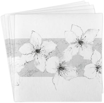 Mank Airlaid Servietten 40 x 40 cm | Premium Einweg-Serviette | textilähnlich und saugstark | perfekt für Trauerfeiern | 50 Stück | Zur Erinnerung