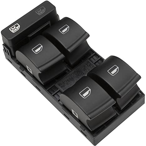 ZEALfix Interruptor Mando Elevalunas 8E0959851B para A4 B6 B7 Avant Quattro S4 RS4 Seat Exeo 8E0959851D 8ED959851 8E0959851