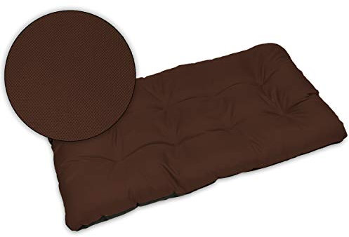 SuperKissen24. Hundebett Hundekissen Hundematratze Tierbett für Kleine, Mittlere und Grosse Hunde - Wasserdicht, Waschbar - Größe XXL - Braun