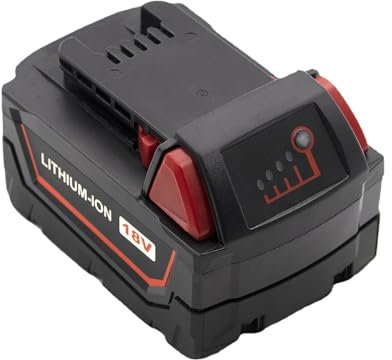 PaillYue M18B5 Batterie 18V 5,0Ah/5000mAh Compatible avec Milwaukee M18 Batterie de Remplacement 48-11-1828, 48-11-1840, C18B, M18BX, Li18, M18B4, M18 XCF