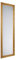 Rechteckiger Barock Wandspiegel TANJA mit Holzrahmen in Gold 50x150cm