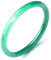 YANSQH Natürlicher Grüner Jade-Armreif, Echt, Handgemacht, Chinesische Art, Runden Armreif, 58-60mm