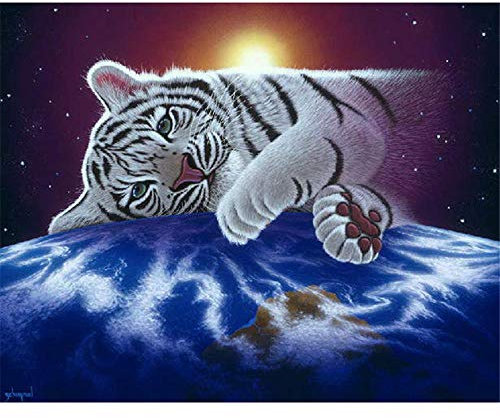 Klassische Puzzle 1500 Teile - Weißer Tiger,Puzzle für Erwachsene Kinder,Farbenfrohes Puzzle für Erwachsene und Kinder ab 8 Jahren,Geschicklichkeitsspiel für die Ganze Familie.-35x23 Zoll (87 x 57cm)