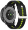 Chofit Armbänder kompatibel mit Suunto 9 Peak Strap, weiches Silikon-Sport-Ersatzarmband 22 mm Band mit bunten Löchern, Uhrenzubehör für Suunto 9 Peak Smart Watch (Schwarz-Lime)