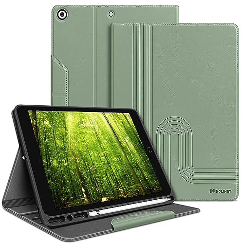HOLIMET Hülle für iPad 9./8./7. Generation(2021/2020/2019) 10,2 Zoll mit StifthalteR Rose Gold