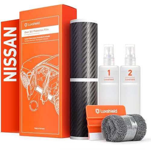 Luxshield Car Door Sill Protectors for Nissan Juke 2 (II) I 2019-2025 - Paint Protection Film for Car Kick Plates Panel Covers Carbon