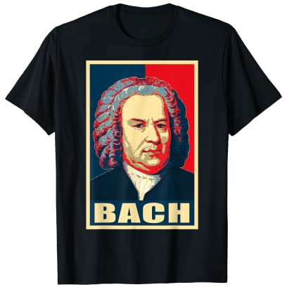 Johann Sebastian Bach Pop-Art T-Shirt