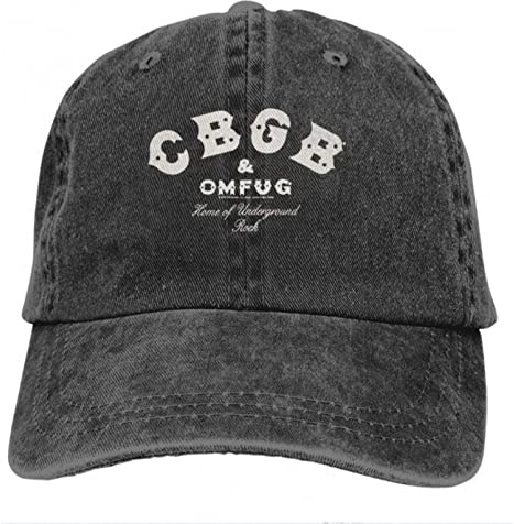 klassisch Baseball Kappe Trucker Cap CBGB New York Strapazierfähige Baseballkappe, Verstellbarer Papa-Hut, schwarz Weihnachten Geschenk