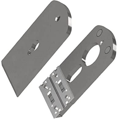 Ulmia Alu-Line 197128 - Portacoltelli (accessori per pialla in metallo, supporto magnetico per due lame intercambiabili, pezzi di ricambio per pialla)