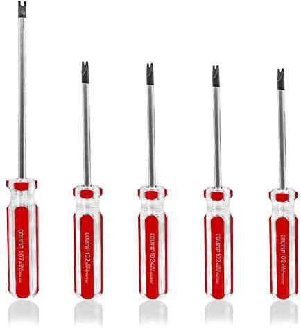 Litoexpe Set di 5 cacciaviti magnetici per chiavi inglesi, set di cacciaviti tipo U, viti e cacciaviti, M1.7, M2.0, M2.3, M2.6, M2.8