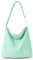 KALIDI Cord Tasche Umhängetasche mit Reißverschluss Wasserdicht Shopper Damen Große Cord Umhängetasche Tote Bag Crossbody Schultertasche Handtasche für Arbeit Büro Reise Einkauf, Minzgrün