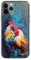 SmartGiftShop British birds Woodland Animals Case OIL Palette Knife Art CLEAR Phone Cover Case Exclusive Artwork for iPhone 6s - Chickens B
