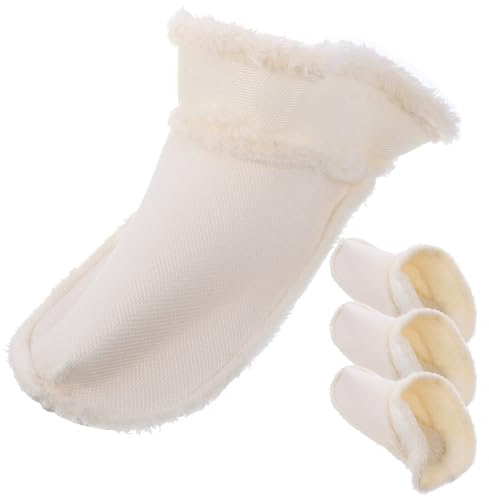 MAGICLULU 2paare Zwei Gefütterte Innensohlen für Holzschuhe Wärmendes Futter für Clogs zum Hineinschlüpfen Futter für Sandalen und Hausschuhe Waschbar und Wiederverwendbar