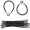 20 Pezzi Ganci per Coda di Cavallo da Donna Fermagli per Capelli Supporti per Cravatte Elastiche Accessorio Coda di Cavallo Elastici per Coda di Cavallo Supporto per Styling