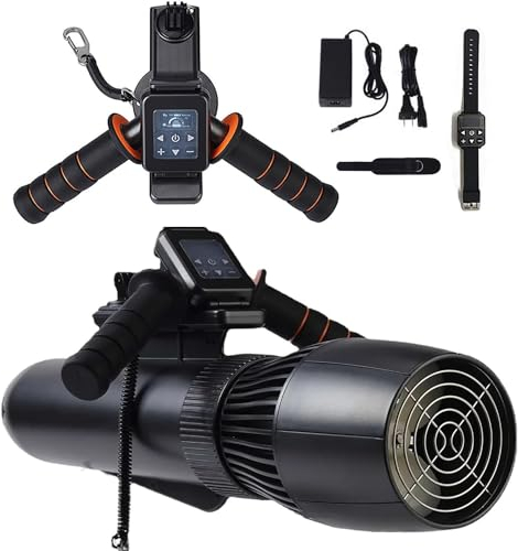 Scooters sous-marins, ensemble de propulseur sous-marin sans balais de 130 minutes, scooter de mer sous-marin électrique de 10 km/h, scooter de plongée for kayaks/bateaux gonflables/planches à pagaie