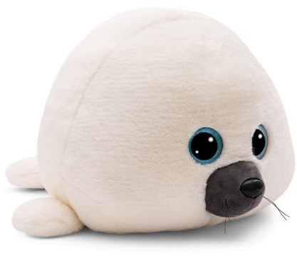 NICI Kuscheltier GLUBSCHIS Robbe Boubelle 45cm beige - Stofftier aus weichem Plüsch, niedliches Plüschtier zum Kuscheln und Spielen, für Kinder & Erwachsene, tolle Geschenkidee - 49898